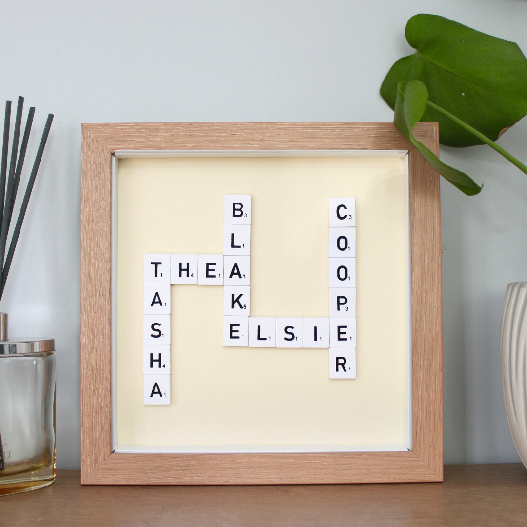Create Your Own Magnetic Name Frame