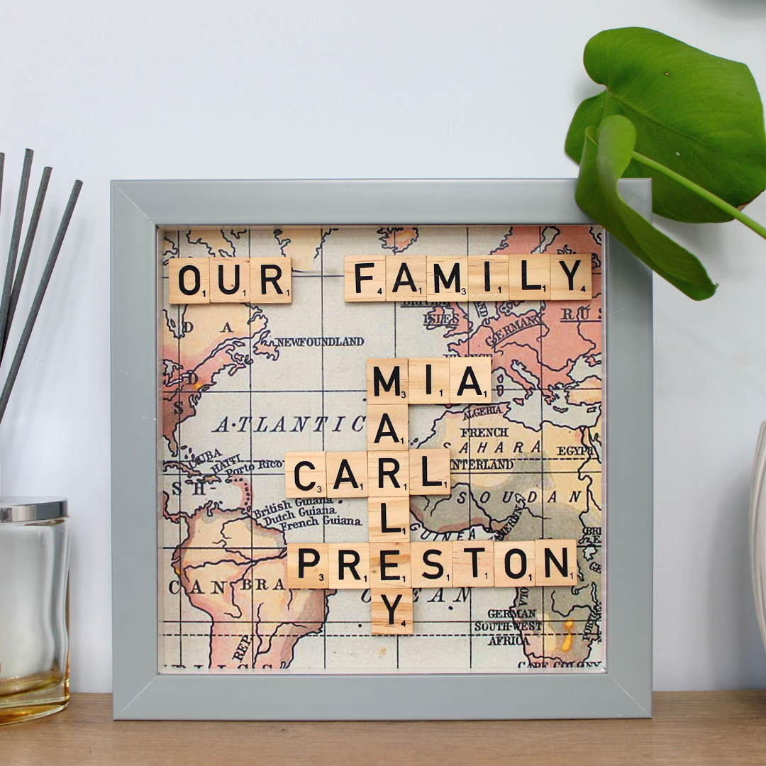 Create Your Own Magnetic Name Frame