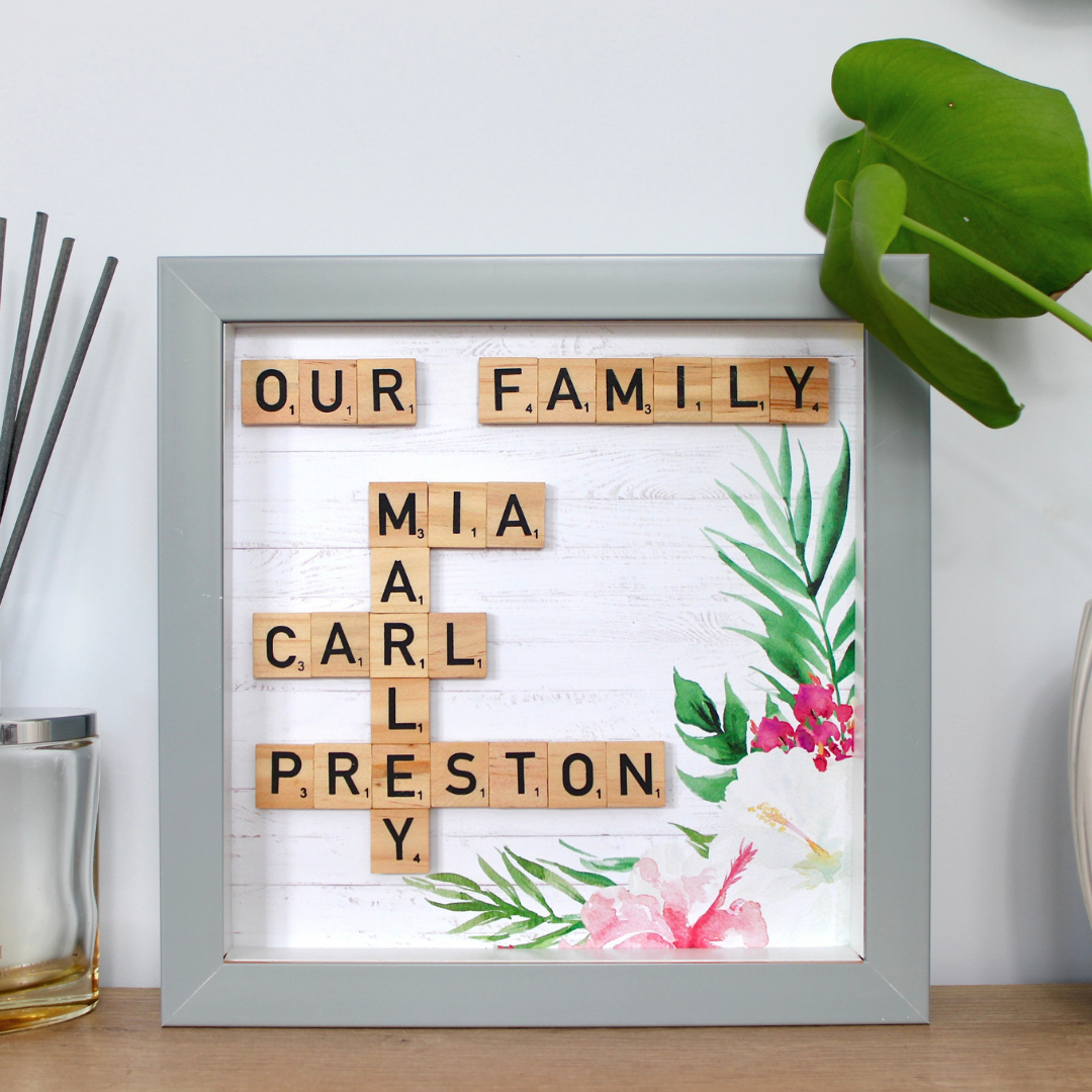 Create Your Own Magnetic Name Frame