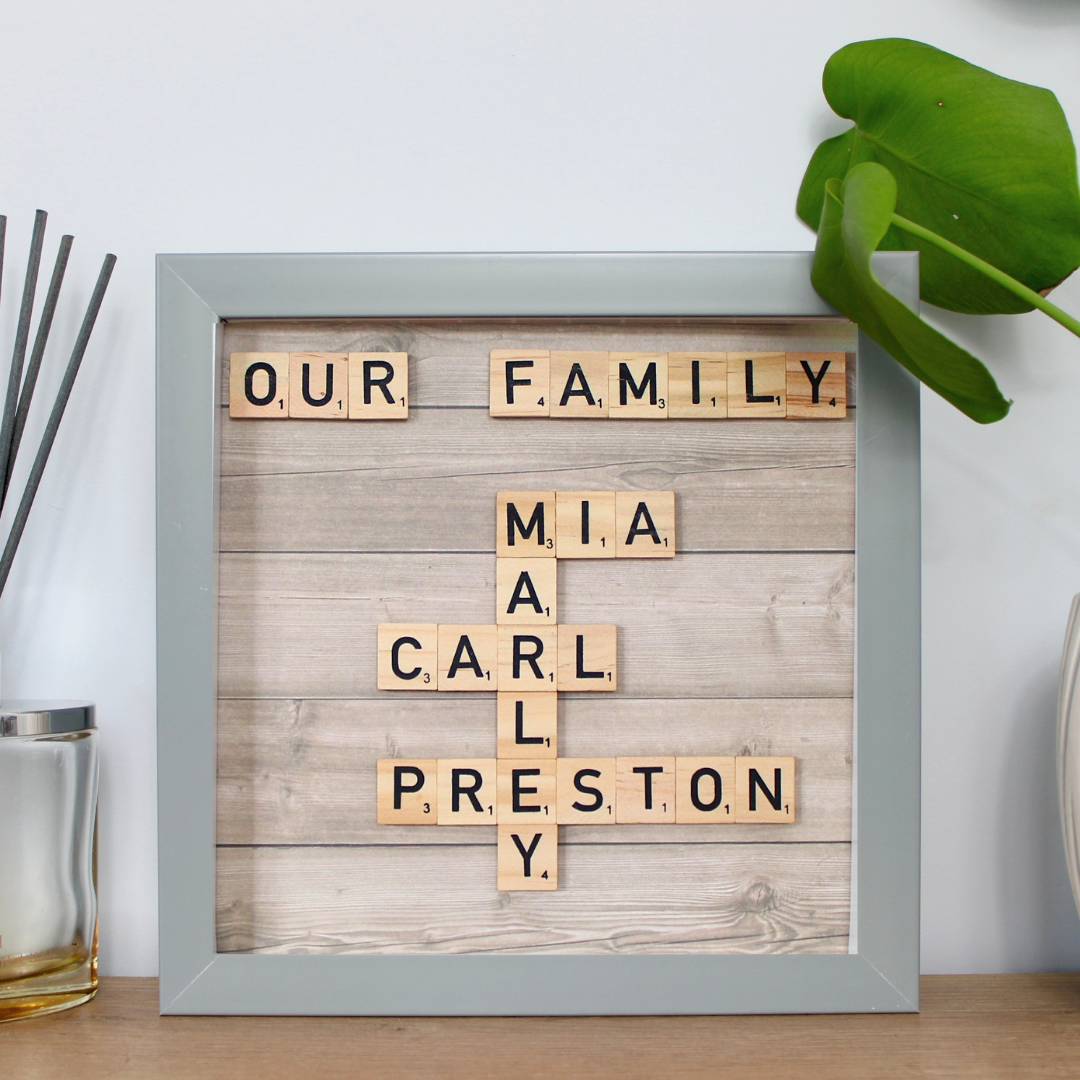 Create Your Own Magnetic Name Frame