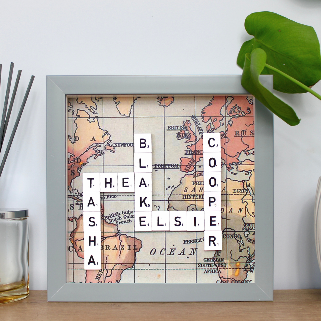 Create Your Own Magnetic Name Frame