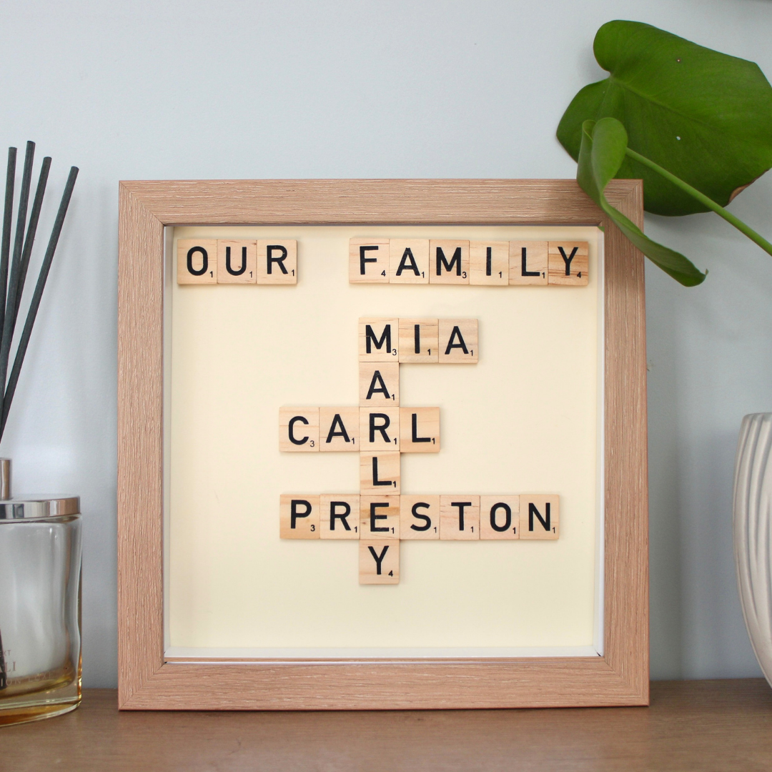 Create Your Own Magnetic Name Frame