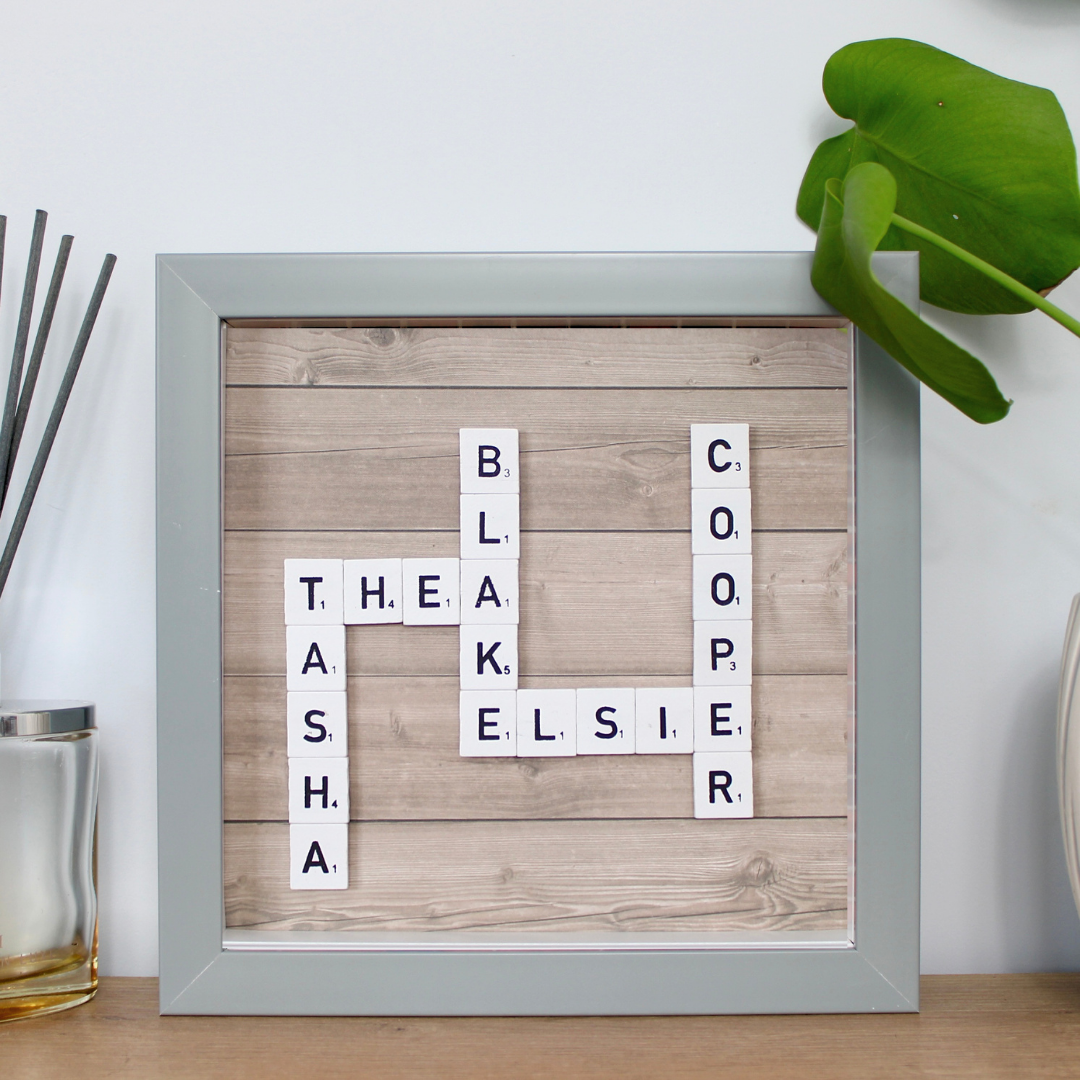 Create Your Own Magnetic Name Frame