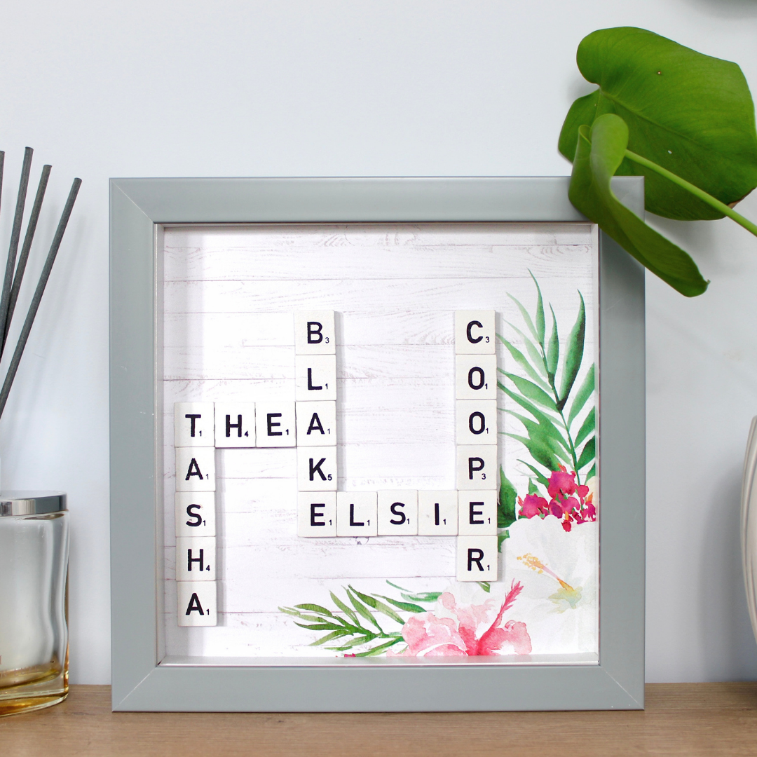 Create Your Own Magnetic Name Frame