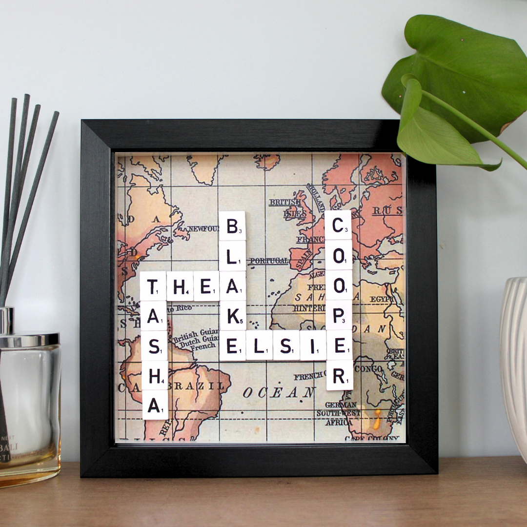 Create Your Own Magnetic Name Frame