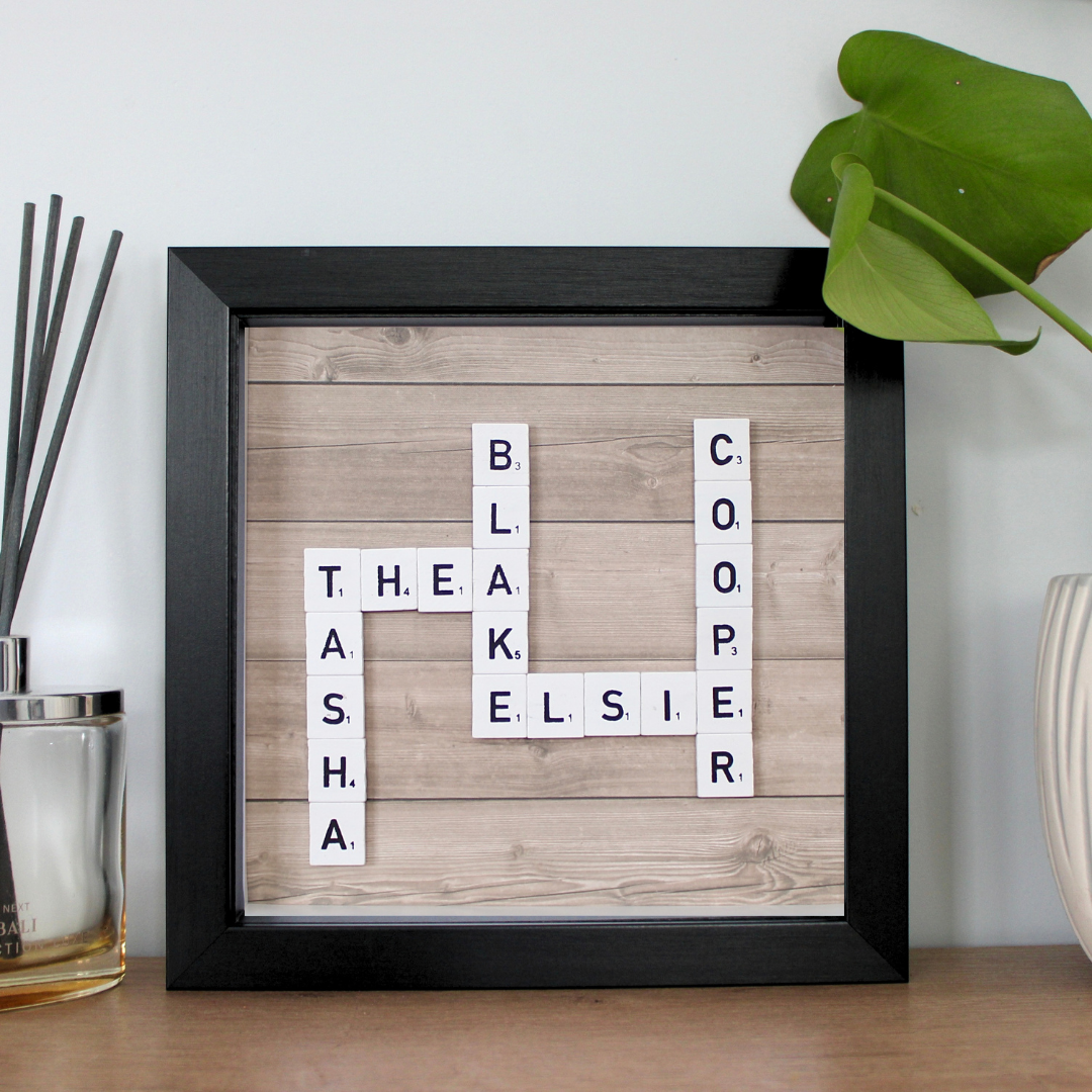 Create Your Own Magnetic Name Frame