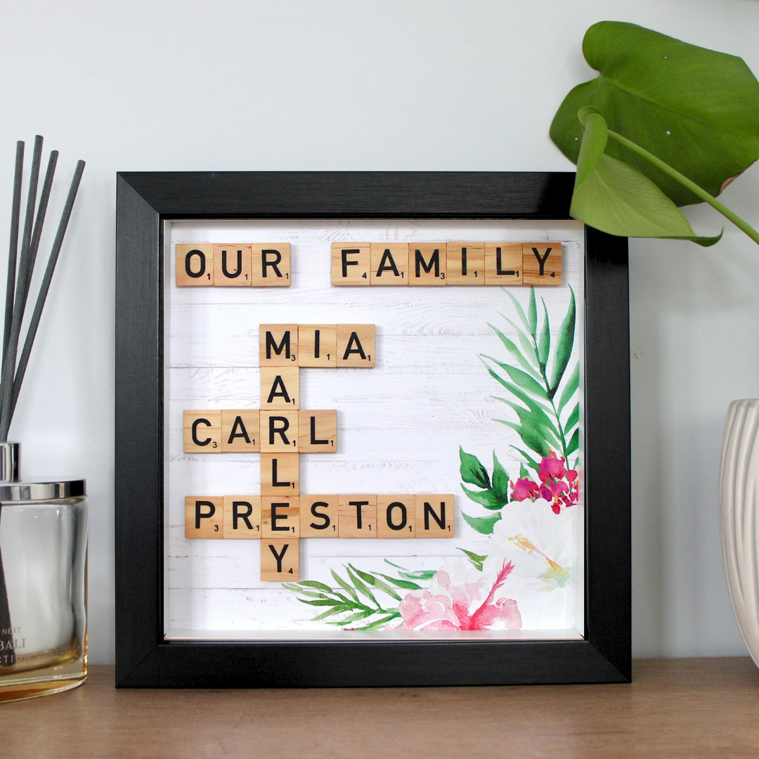 Create Your Own Magnetic Name Frame