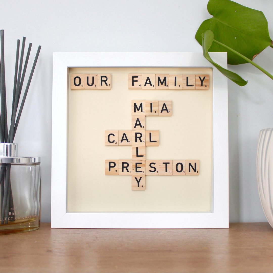 Create Your Own Magnetic Name Frame