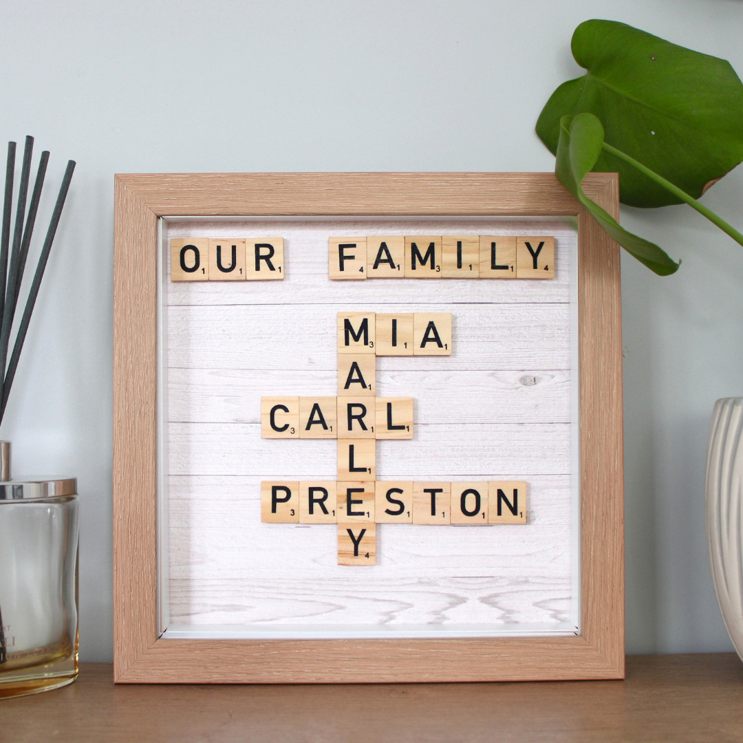 Create Your Own Magnetic Name Frame