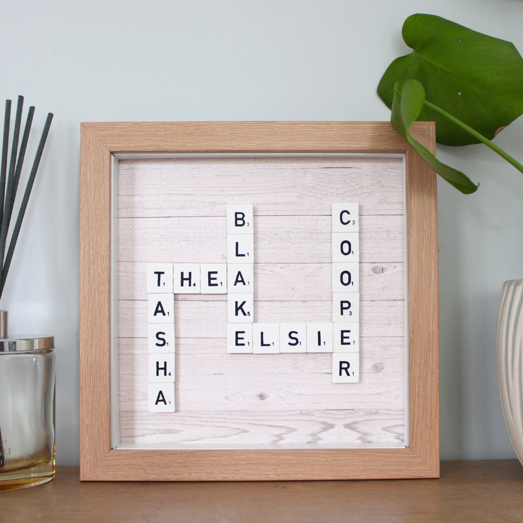 Create Your Own Magnetic Name Frame