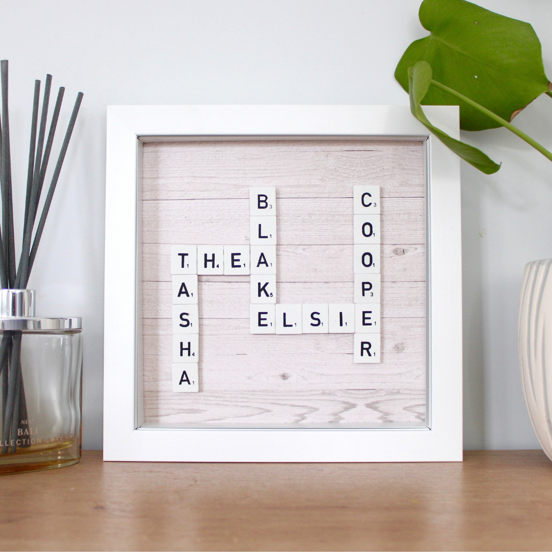 Create Your Own Magnetic Name Frame