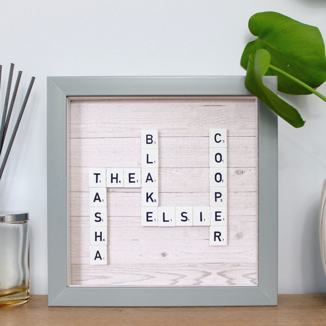 Create Your Own Magnetic Name Frame