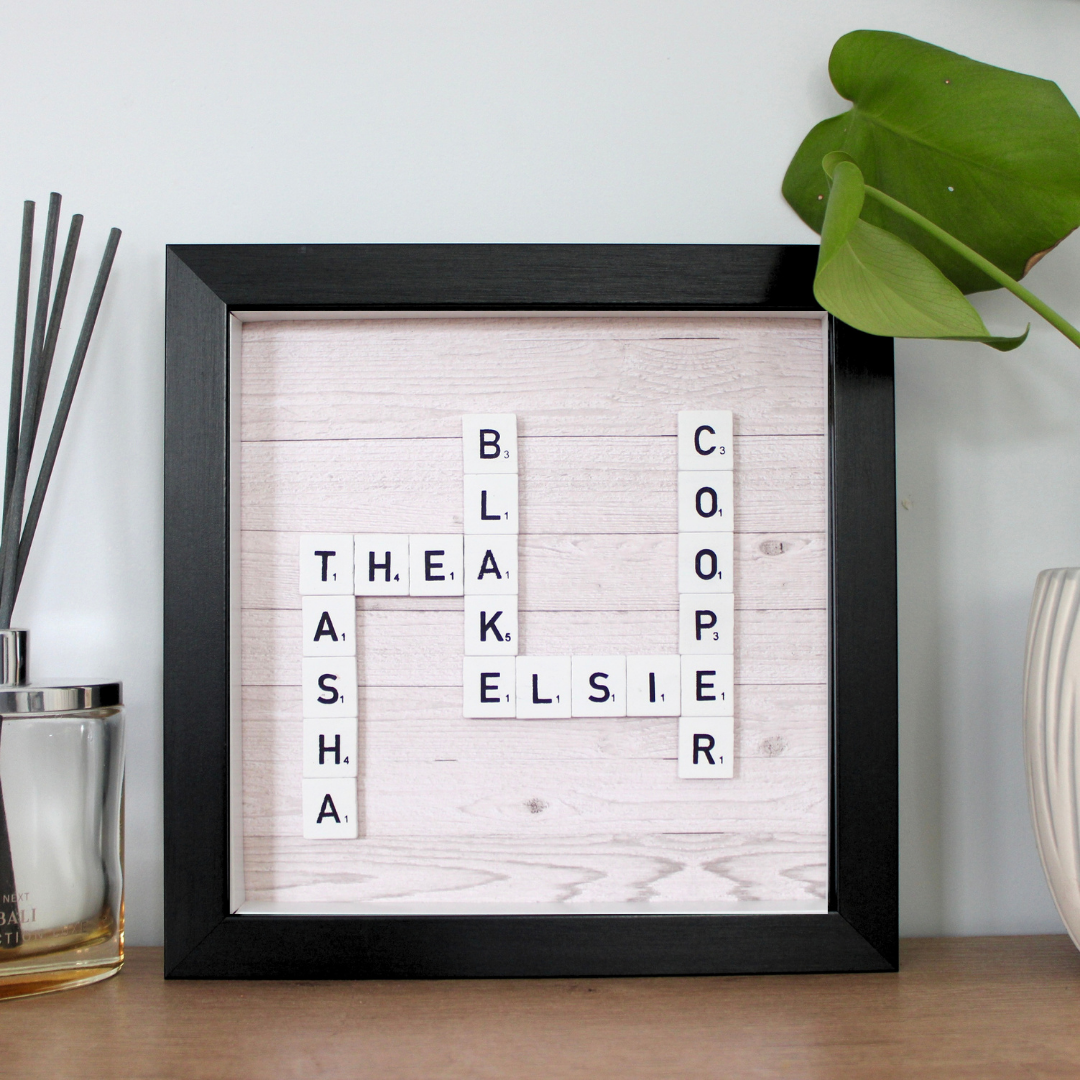 Create Your Own Magnetic Name Frame