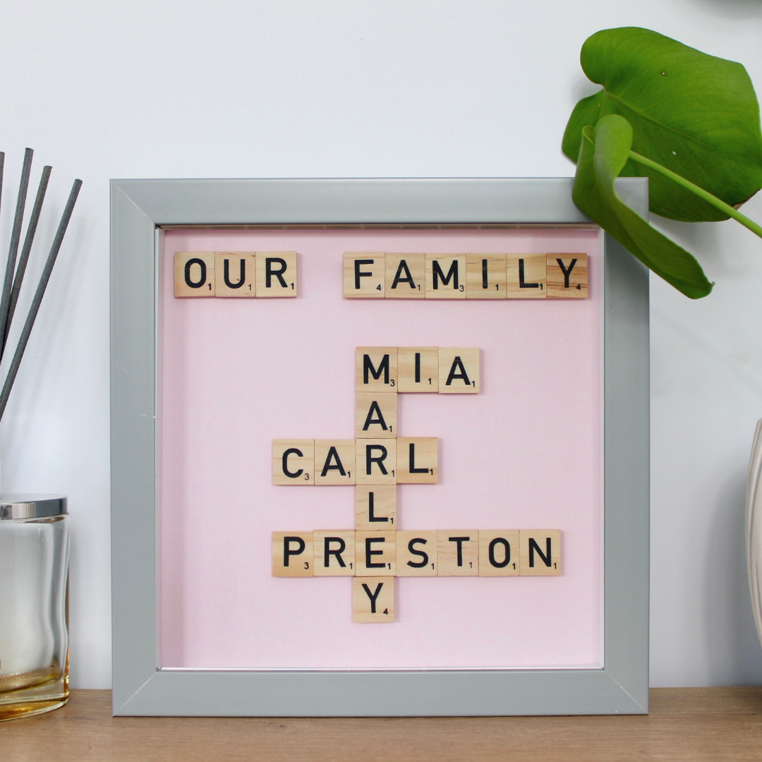 Create Your Own Magnetic Name Frame