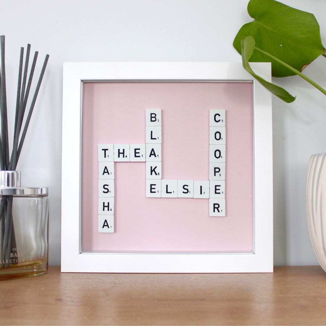 Create Your Own Magnetic Name Frame