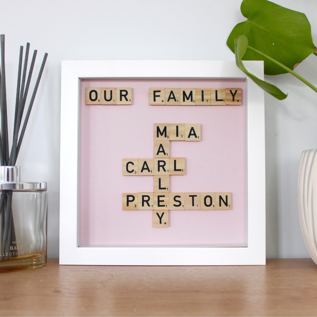 Create Your Own Magnetic Name Frame