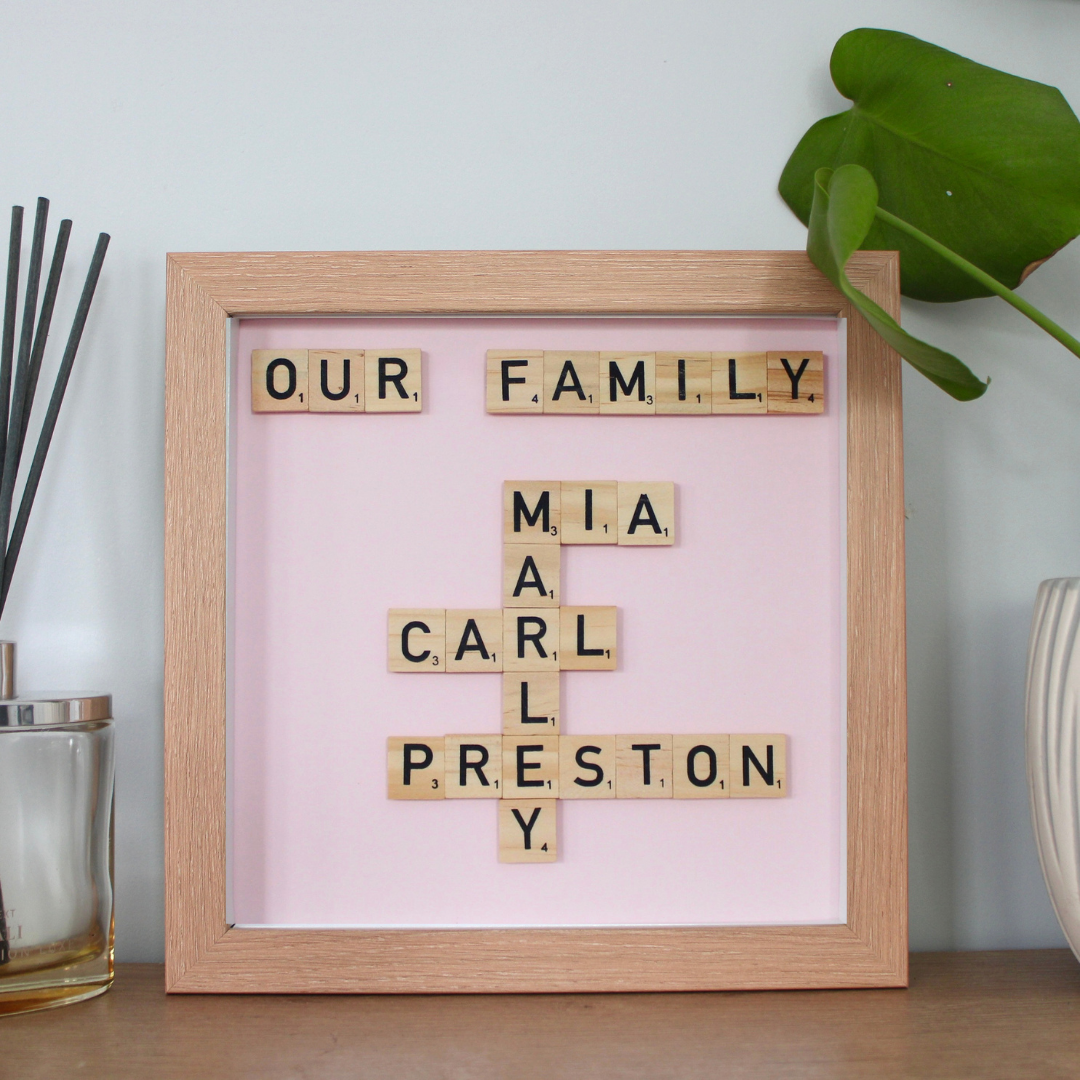 Create Your Own Magnetic Name Frame