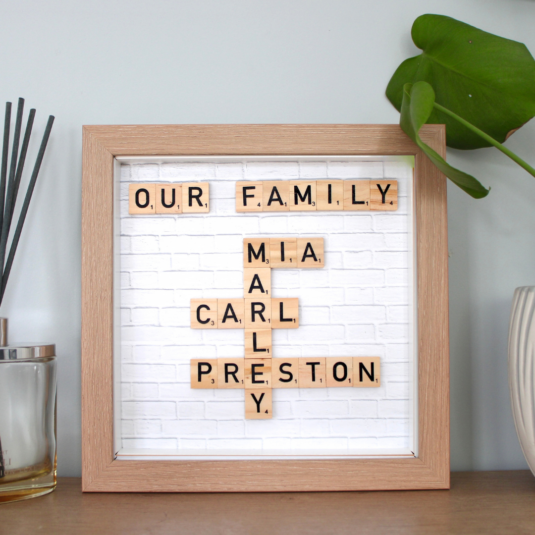 Create Your Own Magnetic Name Frame
