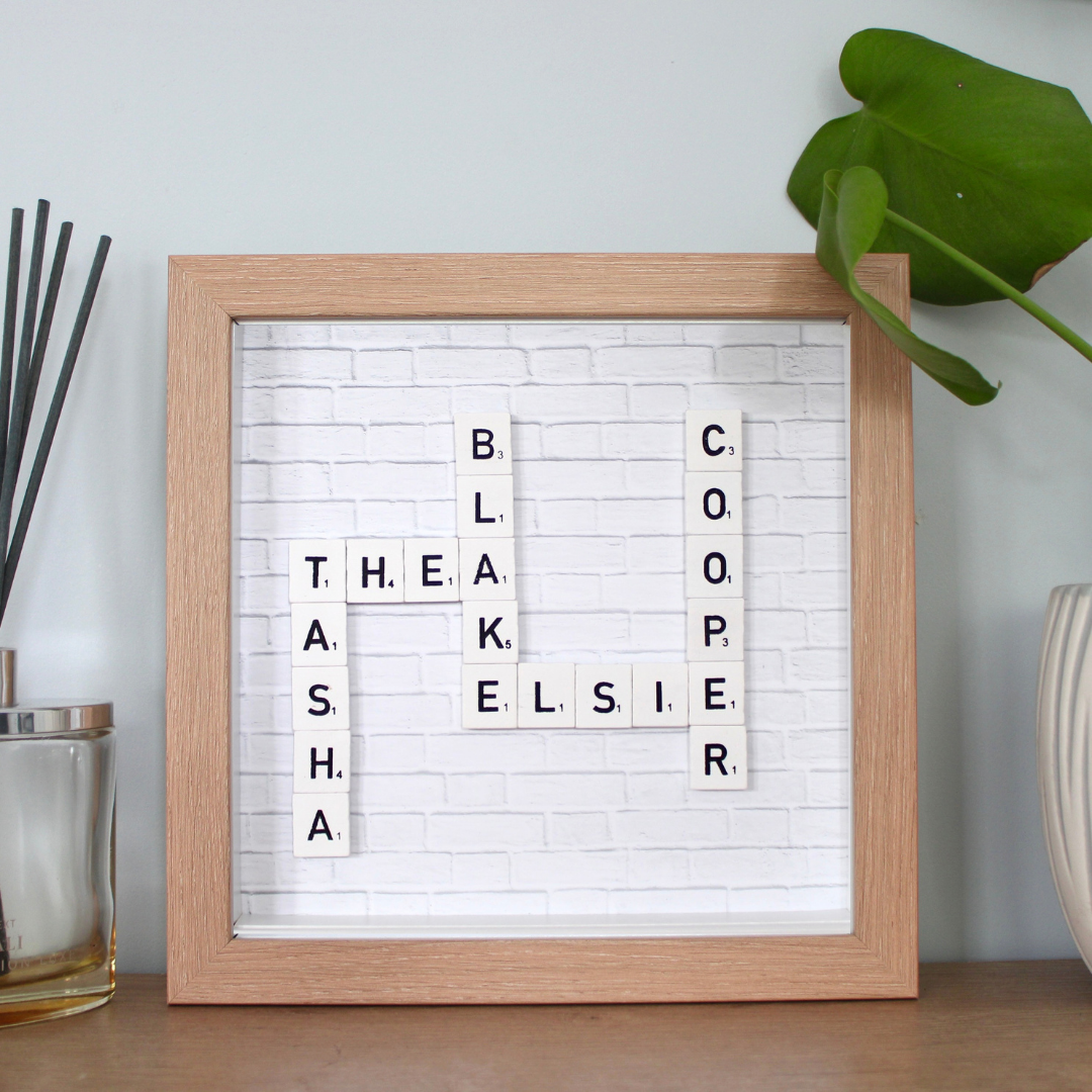 Create Your Own Magnetic Name Frame