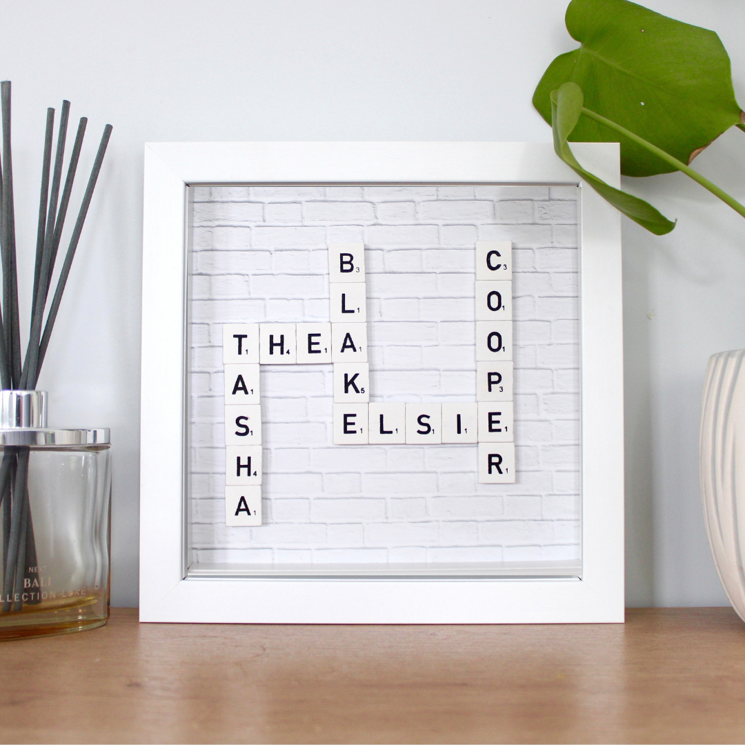 Create Your Own Magnetic Name Frame