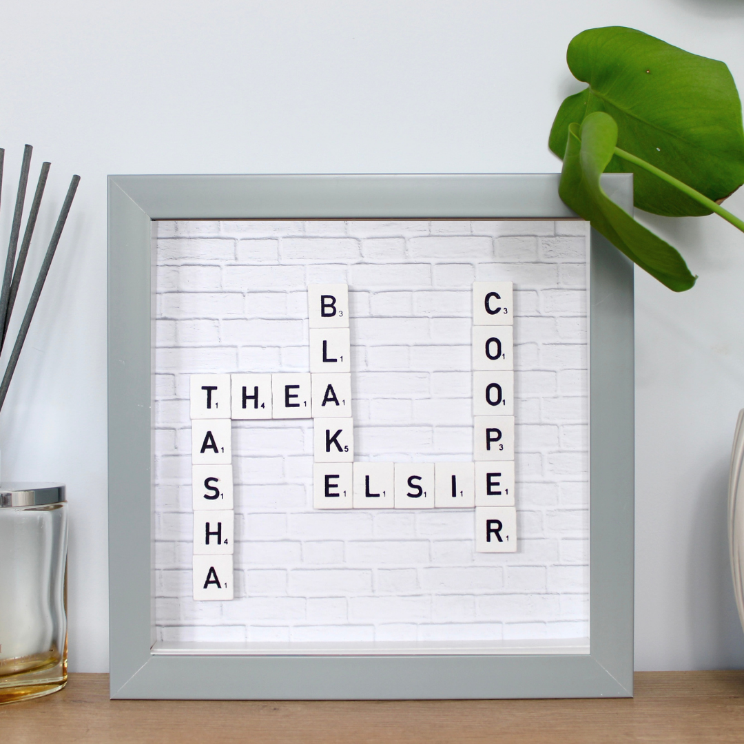 Create Your Own Magnetic Name Frame