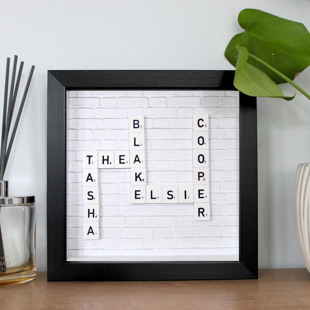 Create Your Own Magnetic Name Frame