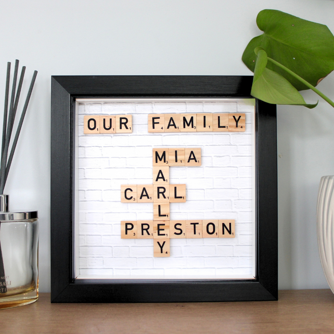 Create Your Own Magnetic Name Frame