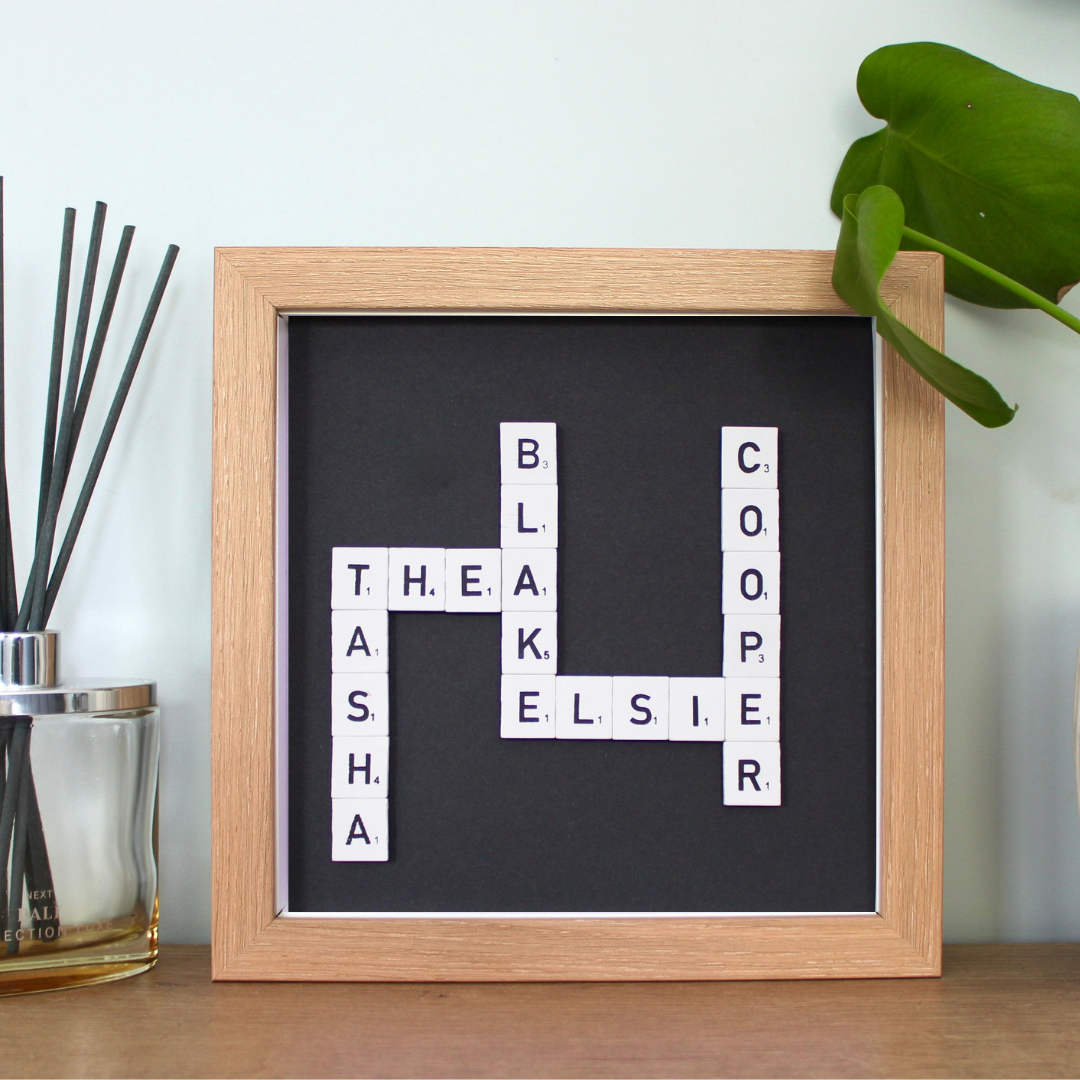 Create Your Own Magnetic Name Frame