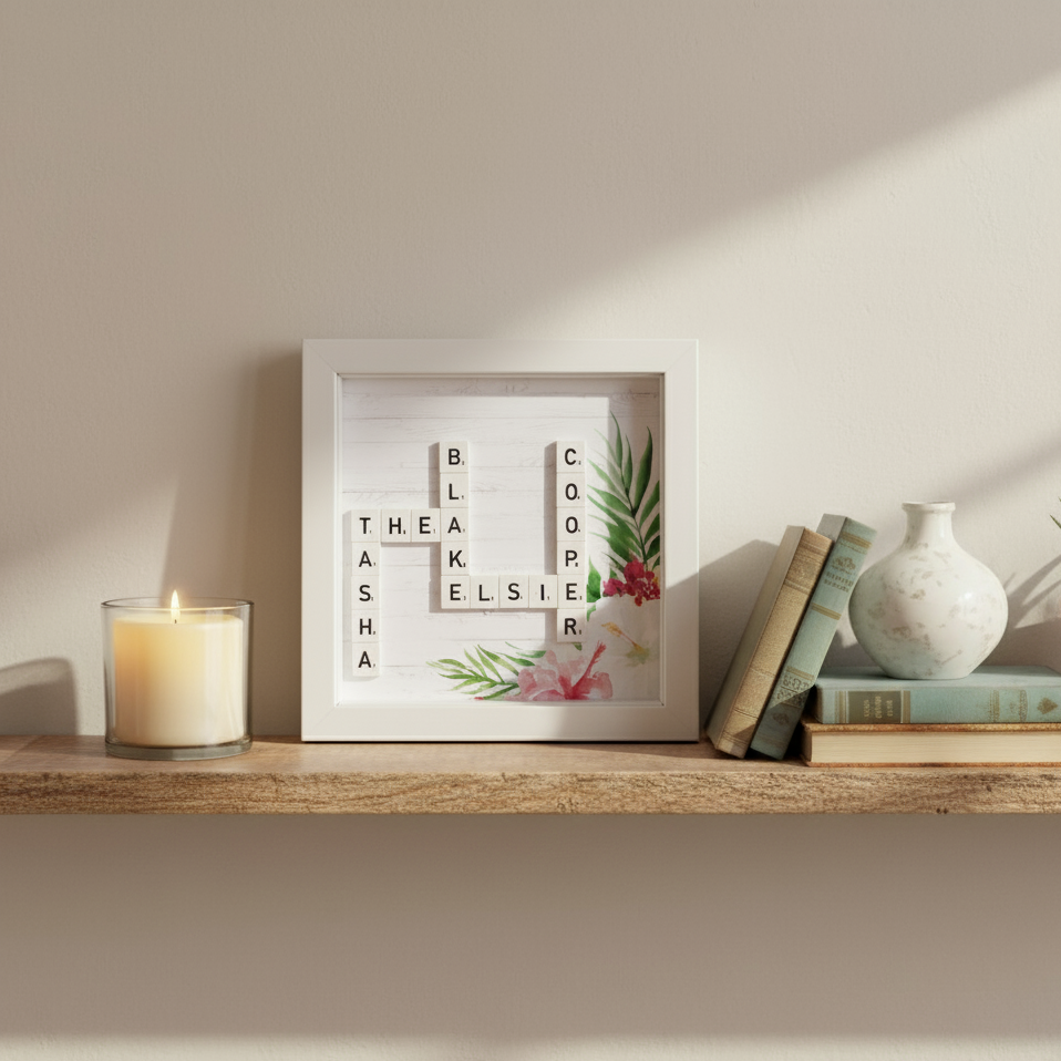 Personalised Magnetic Family Name Frame